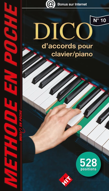 Dico d&amp;#039;accords pour clavier et piano Visuell